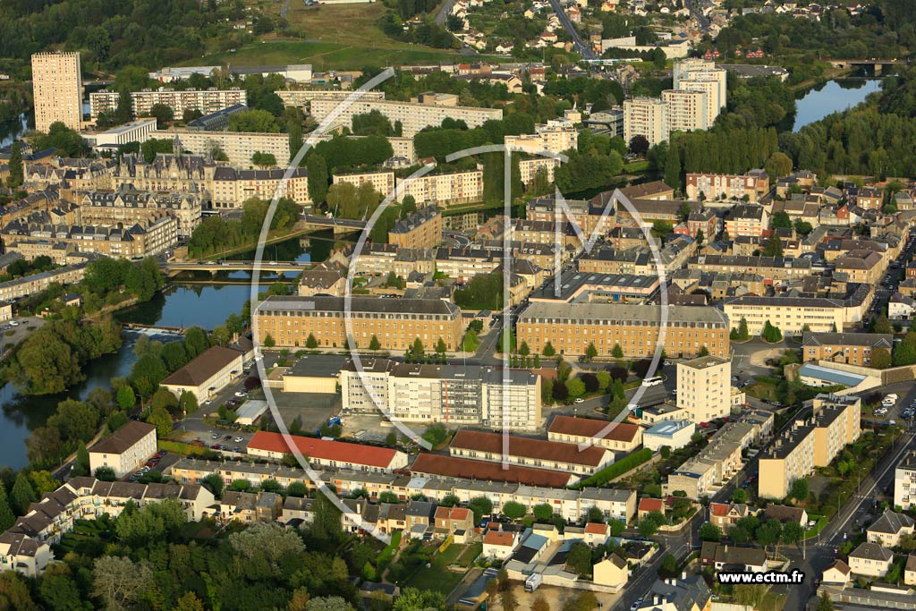 Photo arienne de Charleville-Mzires (Faubourg de Pierre)