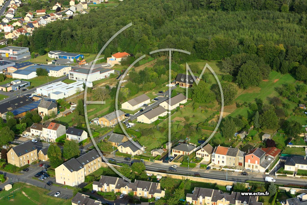 Photo arienne de La Francheville (Saint-Ponc)