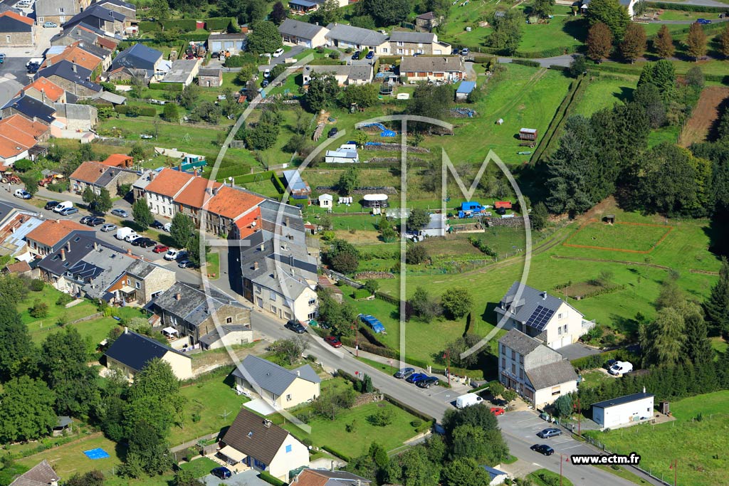 Photo arienne de Les Mazures