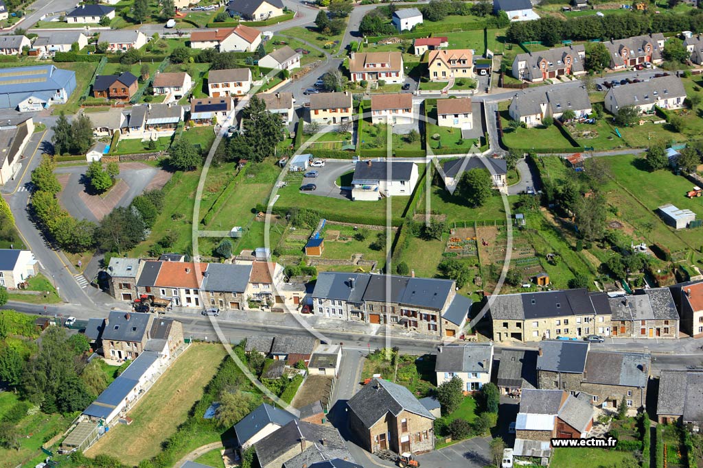 Photo arienne de Les Mazures
