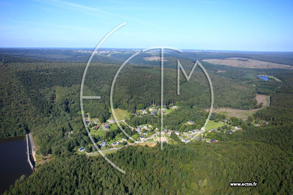Photo arienne de Les Mazures (Les Vieilles Forges)