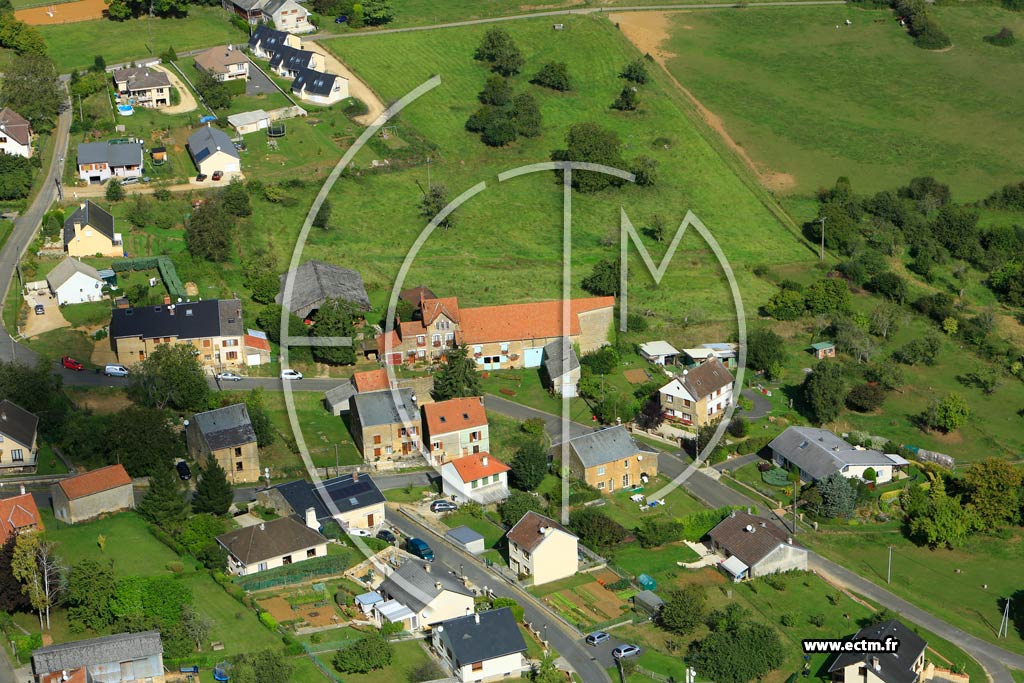 Photo arienne de Noyers-Pont-Maugis