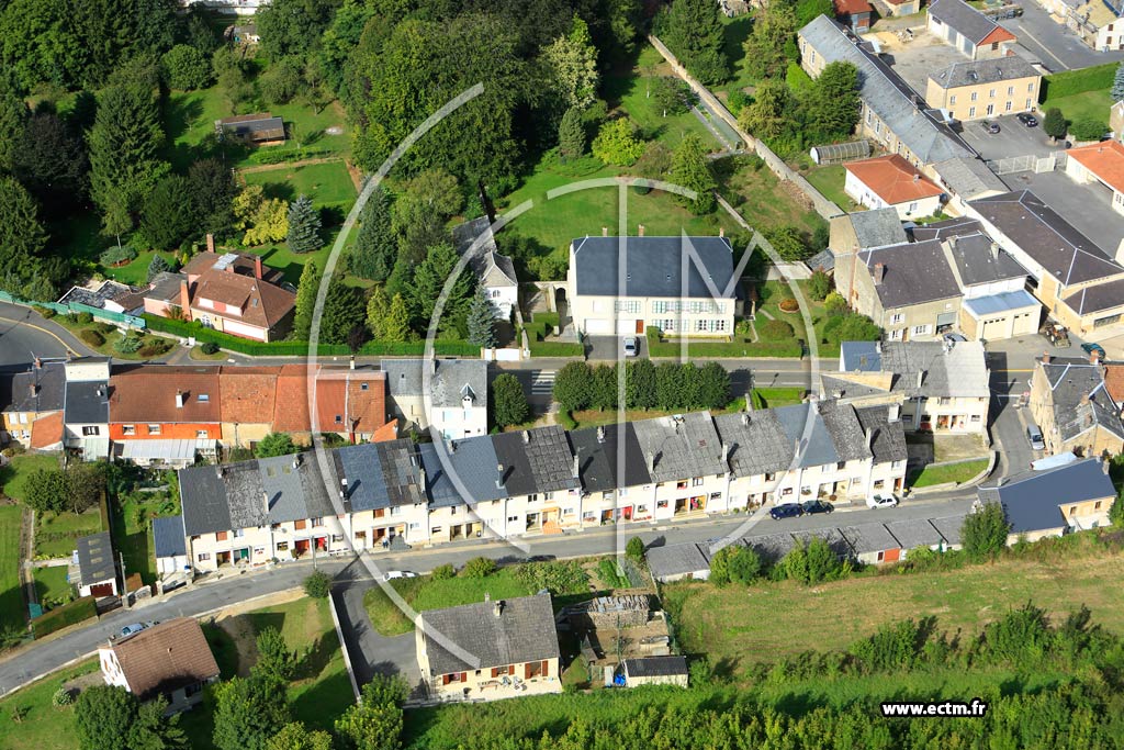 Photo arienne de Raucourt-et-Flaba
