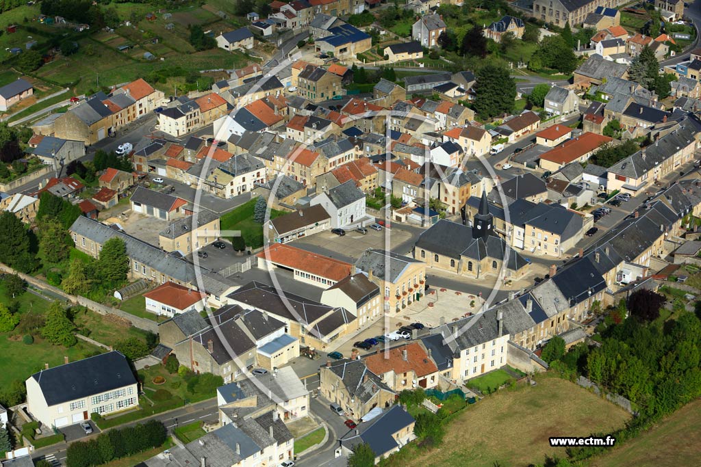 Photo arienne de Raucourt-et-Flaba