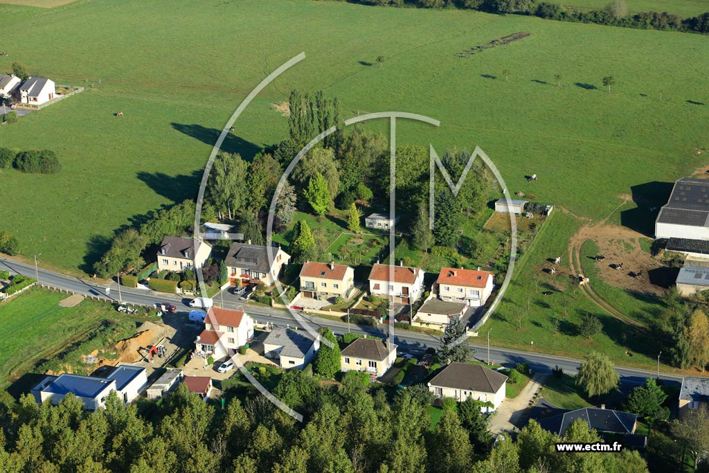 Photo arienne de Warcq (Les Granges Pavant)