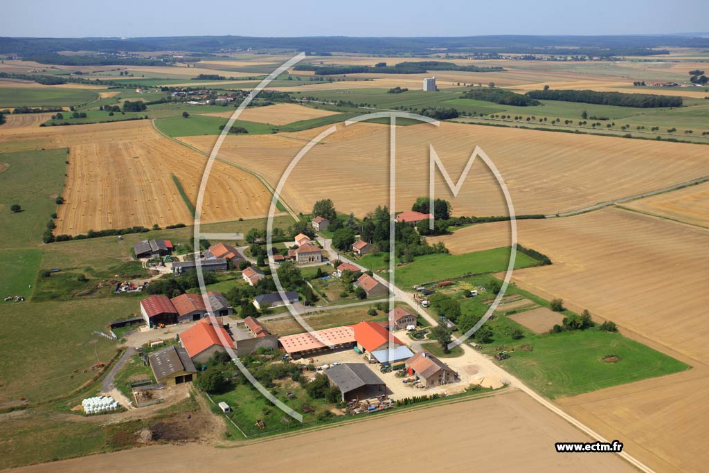 Photo arienne de Abaucourt-Hautecourt (Hautecourt)