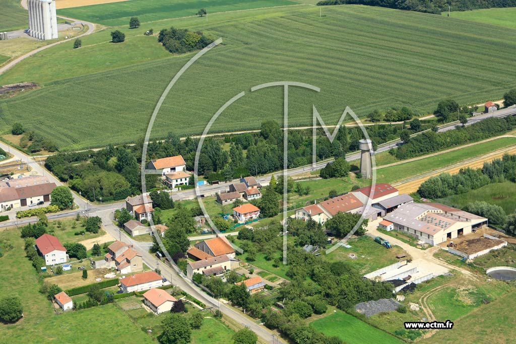 Photo arienne de Abaucourt-Hautecourt (Abaucourt)