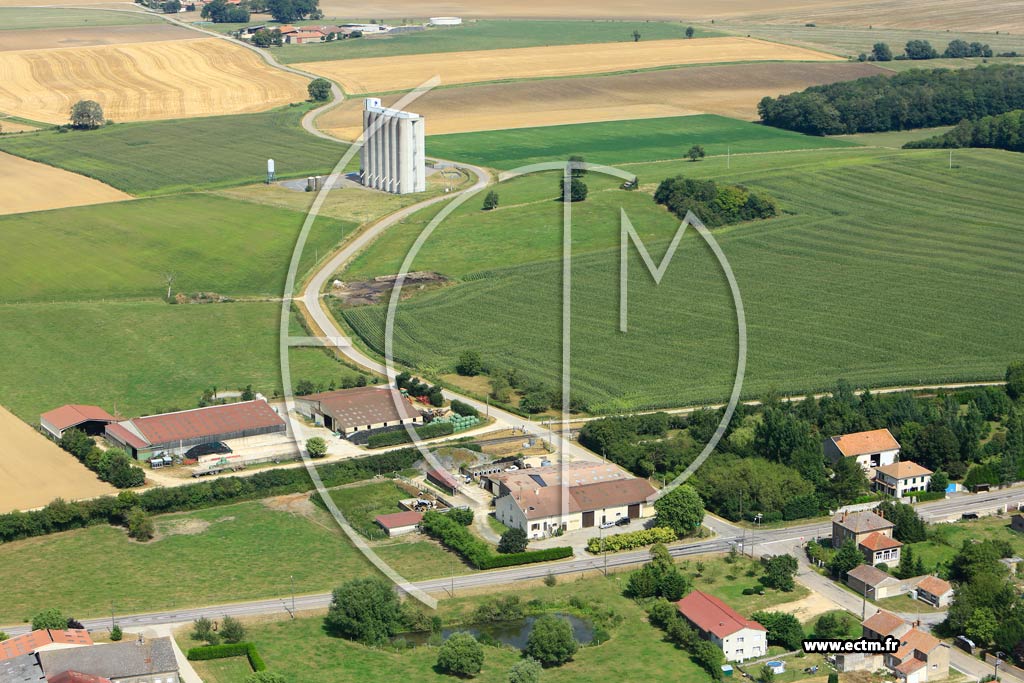Photo arienne de Abaucourt-Hautecourt (Abaucourt)