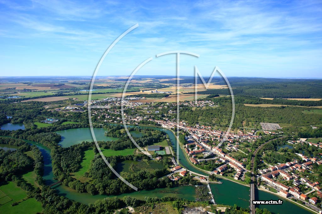 Photo arienne de Belleville-sur-Meuse