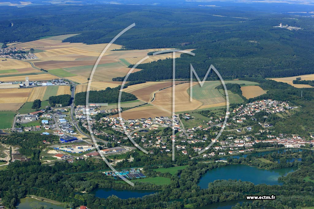 Photo arienne de Belleville-sur-Meuse