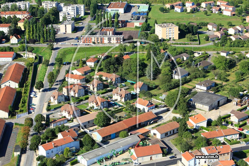 Photo arienne de Belleville-sur-Meuse