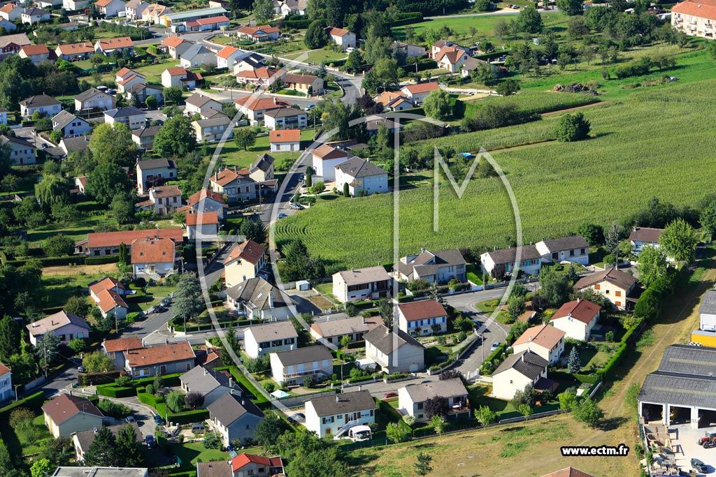 Photo arienne de Belleville-sur-Meuse