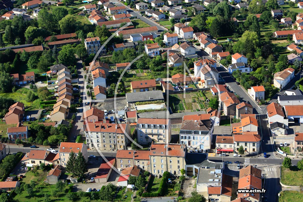 Photo arienne de Belleville-sur-Meuse