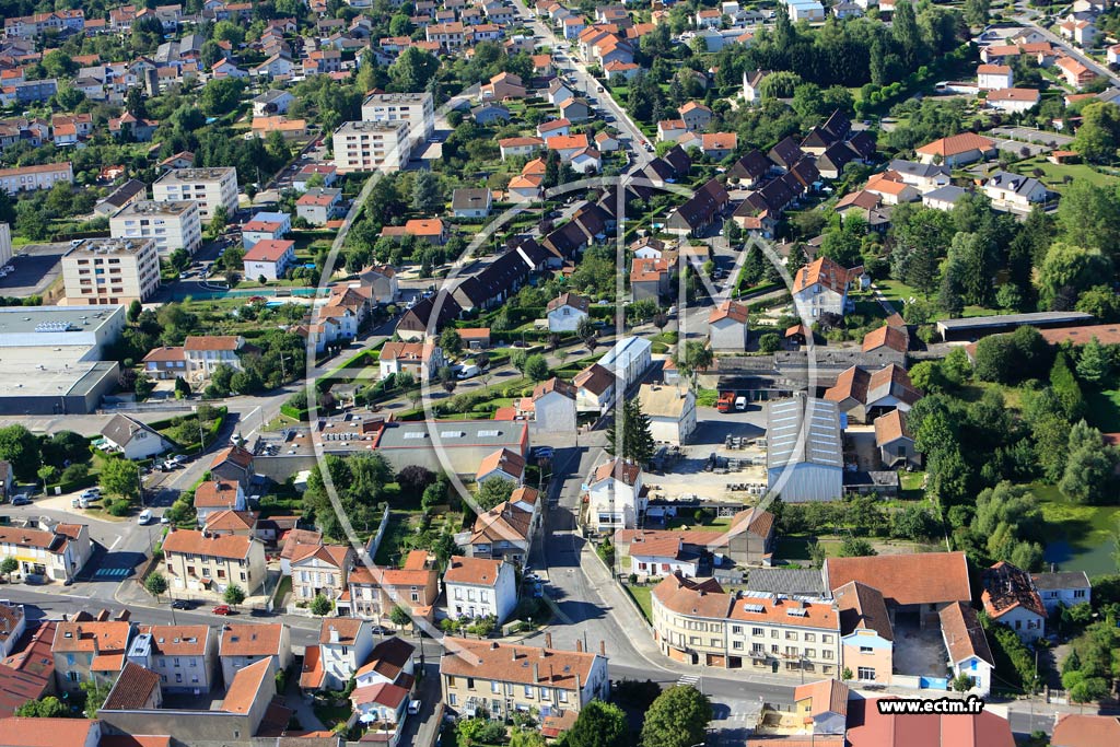 Photo arienne de Belleville-sur-Meuse