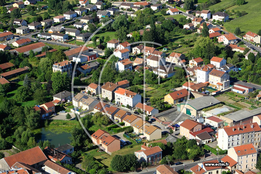 Photo arienne de Belleville-sur-Meuse