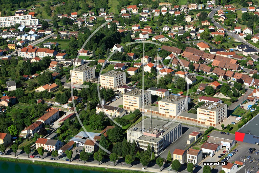 Photo arienne de Belleville-sur-Meuse