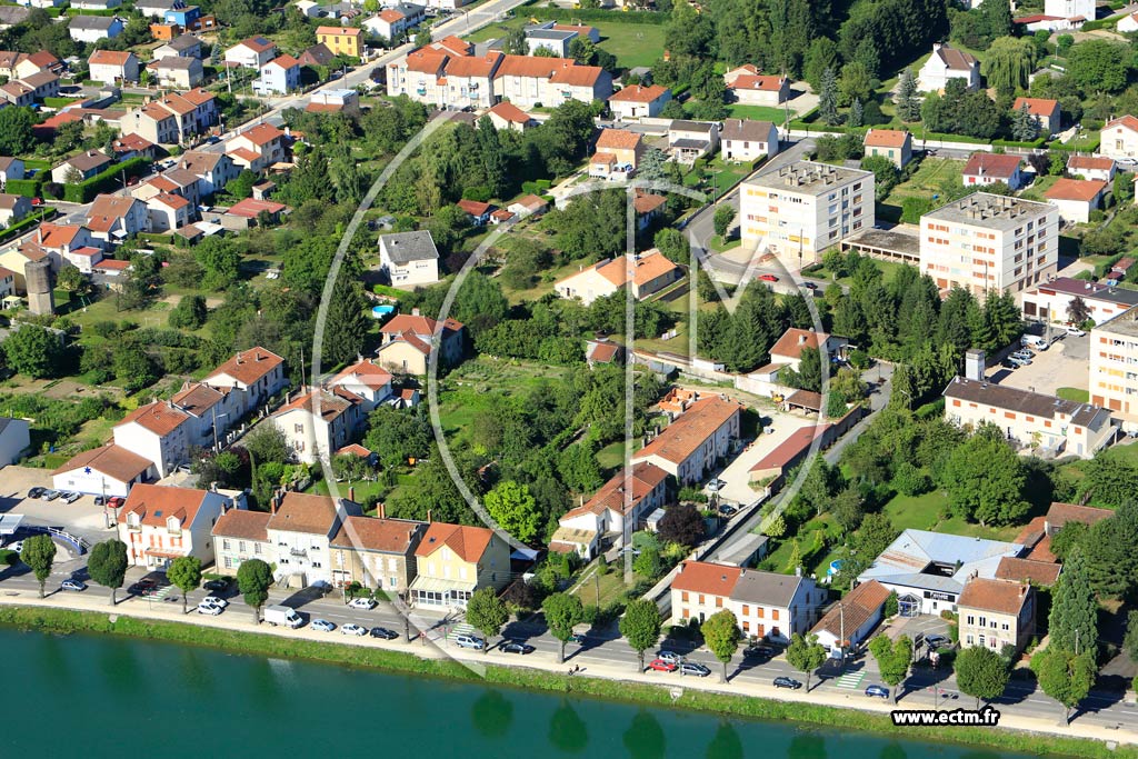 Photo arienne de Belleville-sur-Meuse