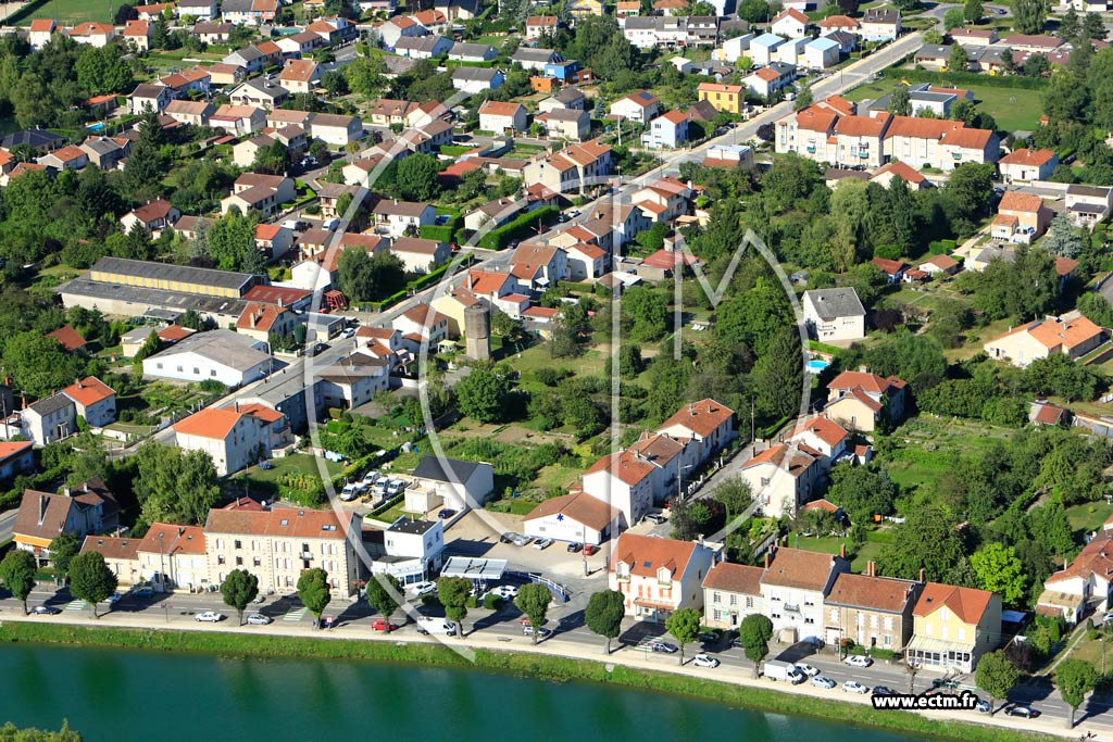 Photo arienne de Belleville-sur-Meuse