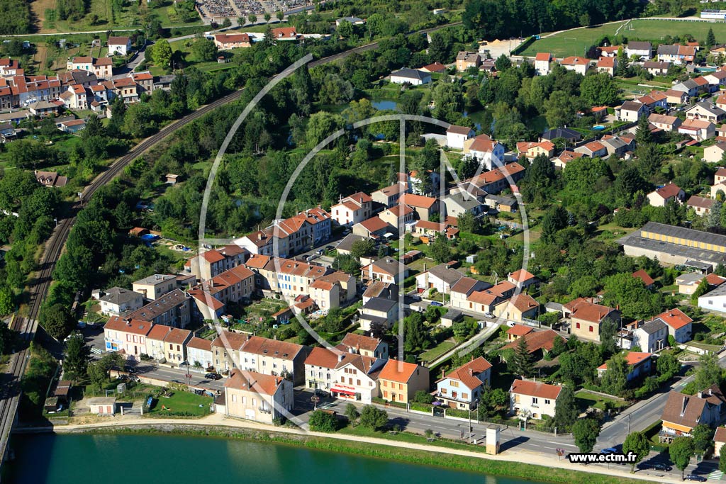 Photo arienne de Belleville-sur-Meuse
