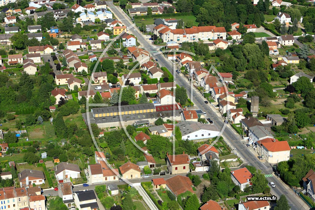 Photo arienne de Belleville-sur-Meuse