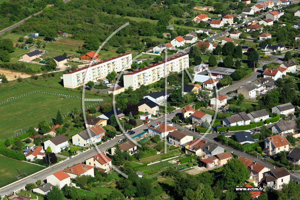 Photo arienne de Belleville-sur-Meuse