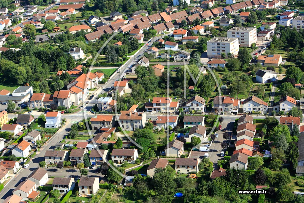 Photo arienne de Belleville-sur-Meuse