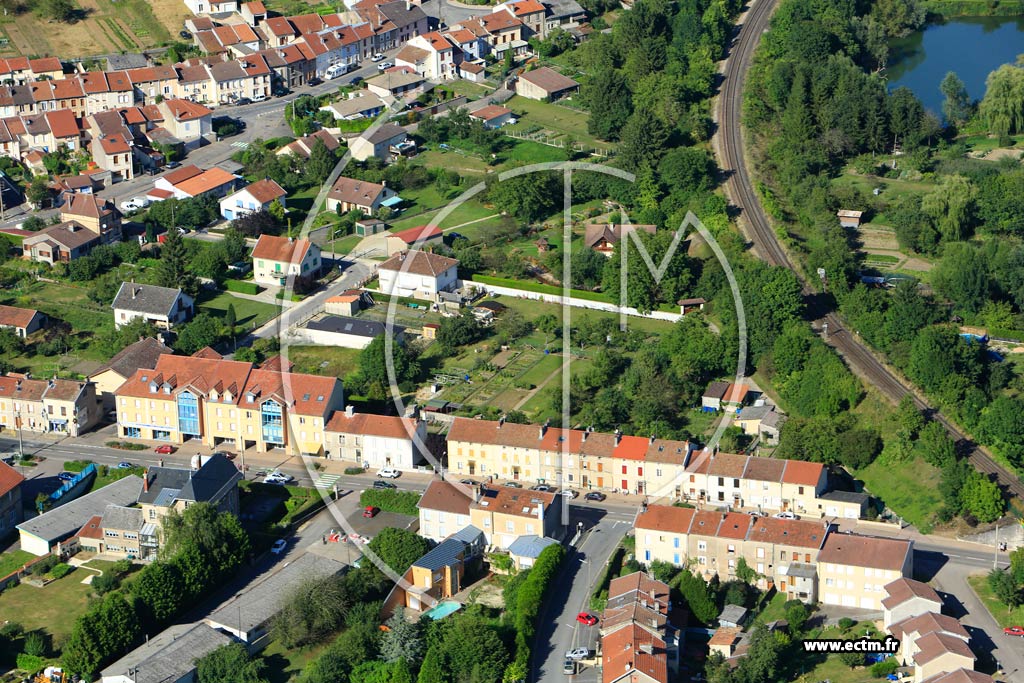 Photo arienne de Belleville-sur-Meuse