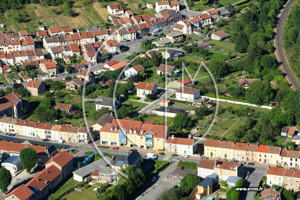 Photo arienne de Belleville-sur-Meuse