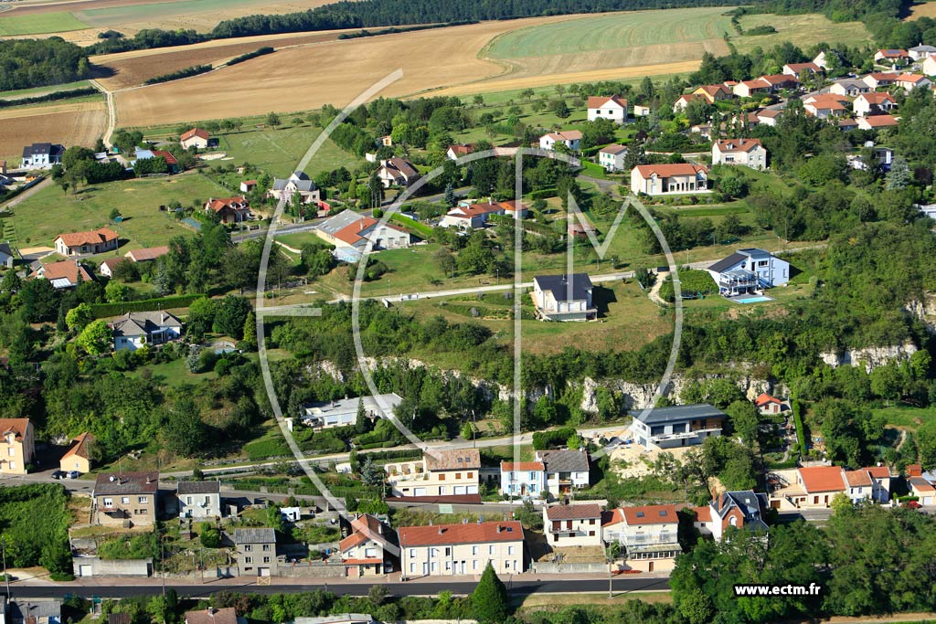 Photo arienne de Belleville-sur-Meuse