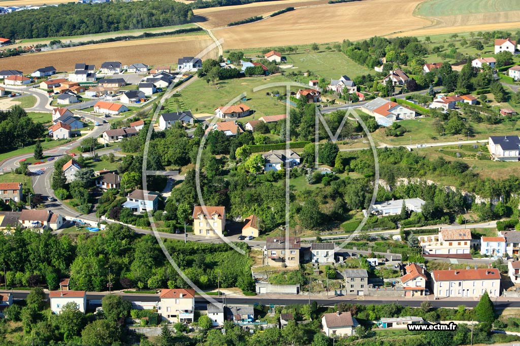 Photo arienne de Belleville-sur-Meuse