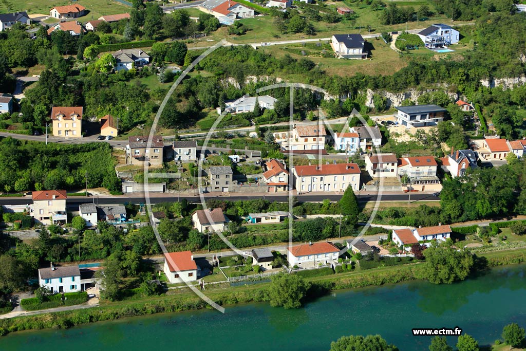 Photo arienne de Belleville-sur-Meuse