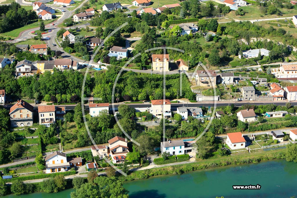 Photo arienne de Belleville-sur-Meuse