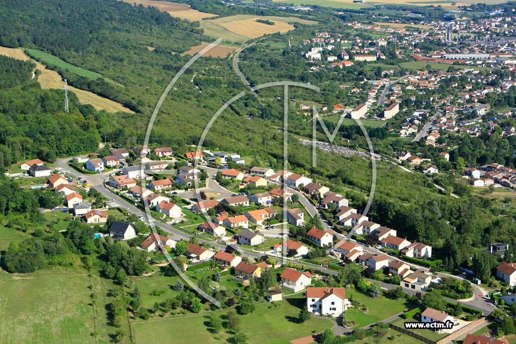 Photo arienne de Belleville-sur-Meuse