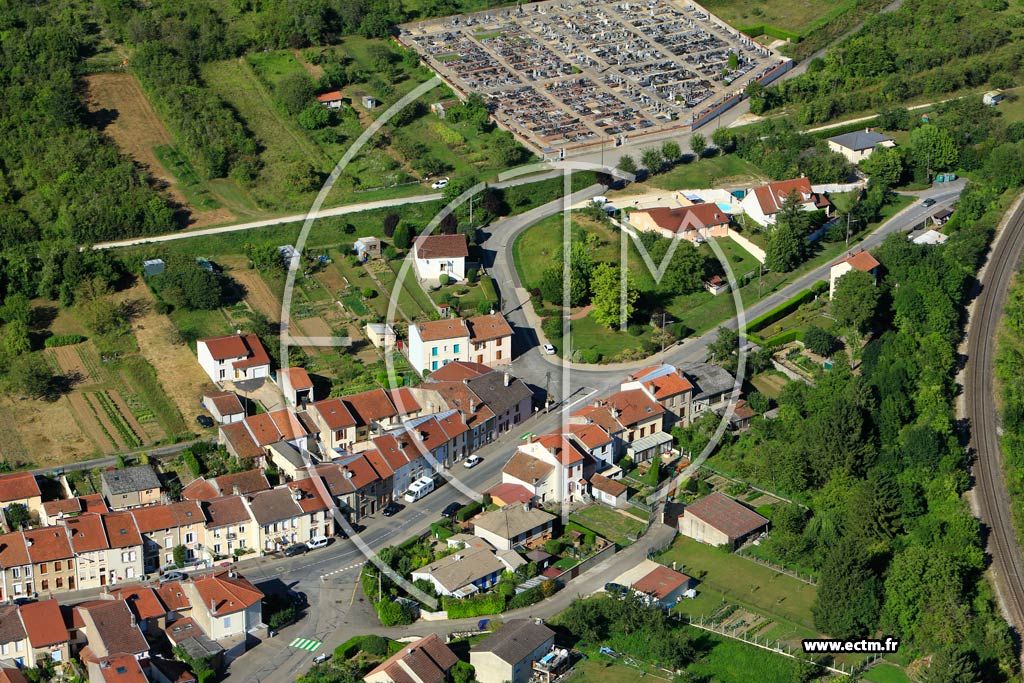 Photo arienne de Belleville-sur-Meuse