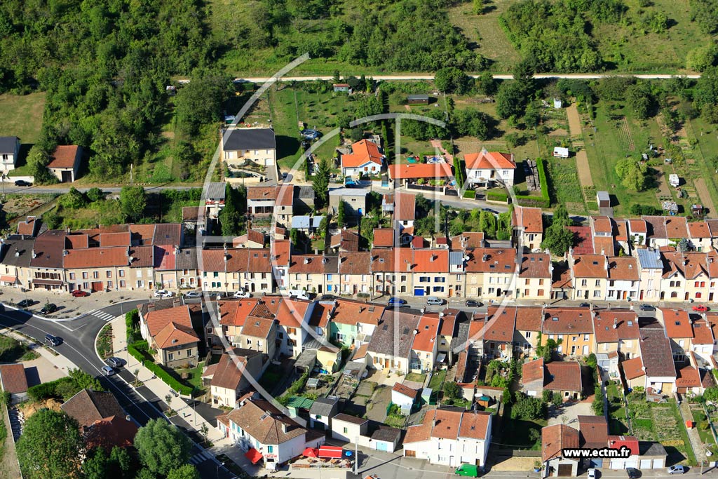 Photo arienne de Belleville-sur-Meuse