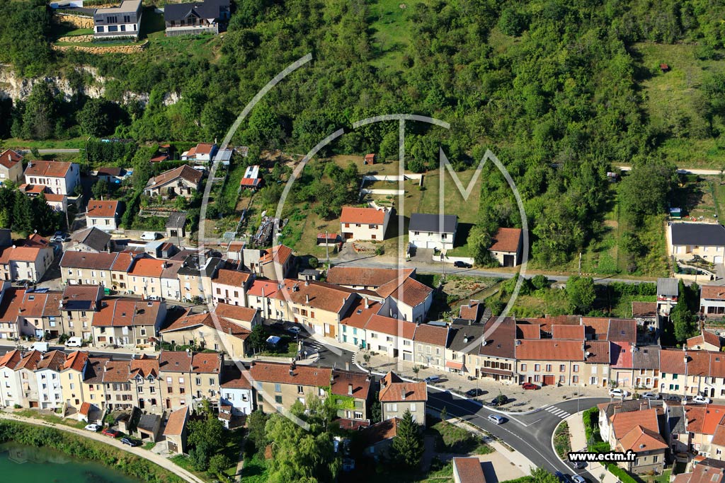 Photo arienne de Belleville-sur-Meuse