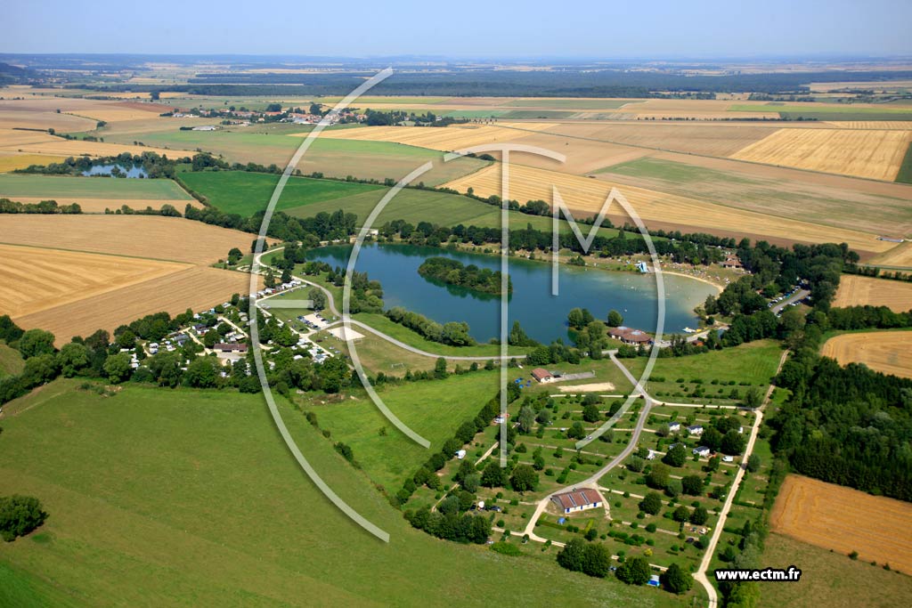Photo arienne de Bonze (Base de Loisirs du Col Vert)