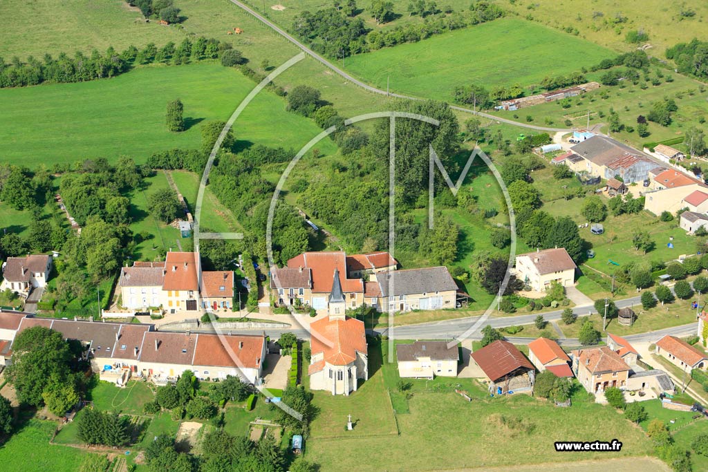 Photo arienne de Bonze (Mesnil sous les Ctes)