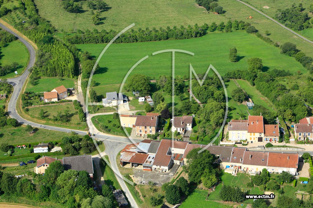 Photo arienne de Bonze (Mesnil sous les Ctes)