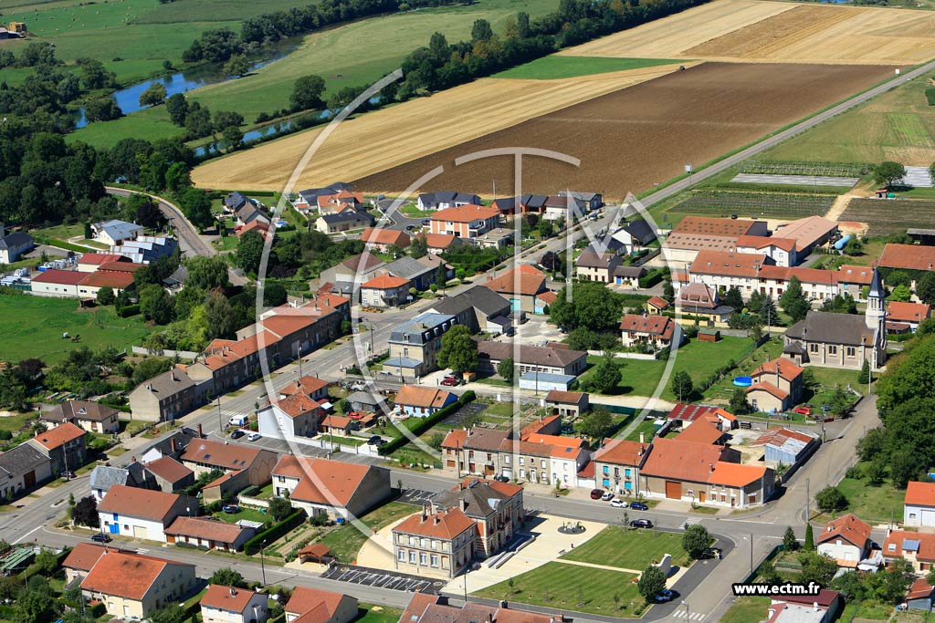 Photo arienne de Bras-sur-Meuse