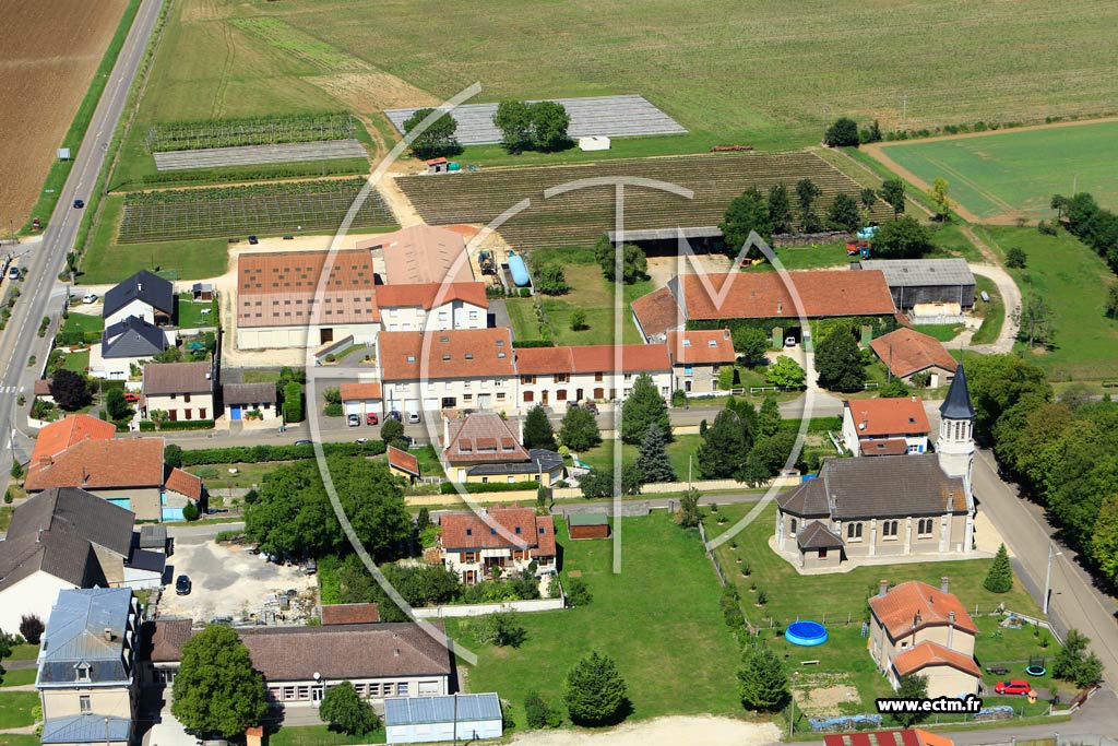 Photo arienne de Bras-sur-Meuse