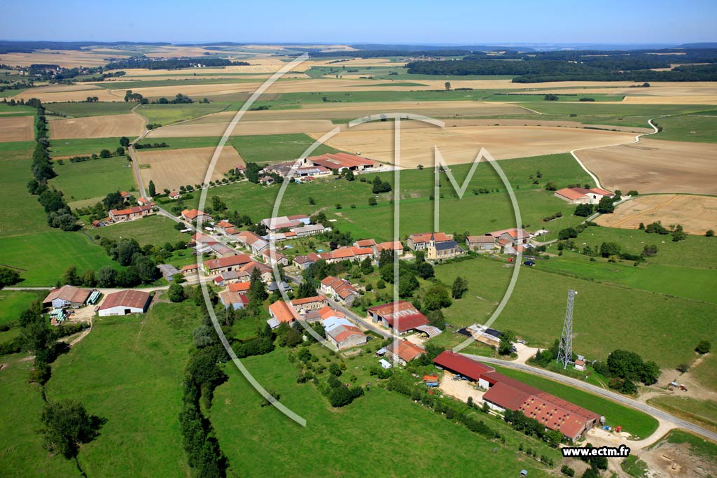 Photo arienne de Cierges-Sous-Montfaucon