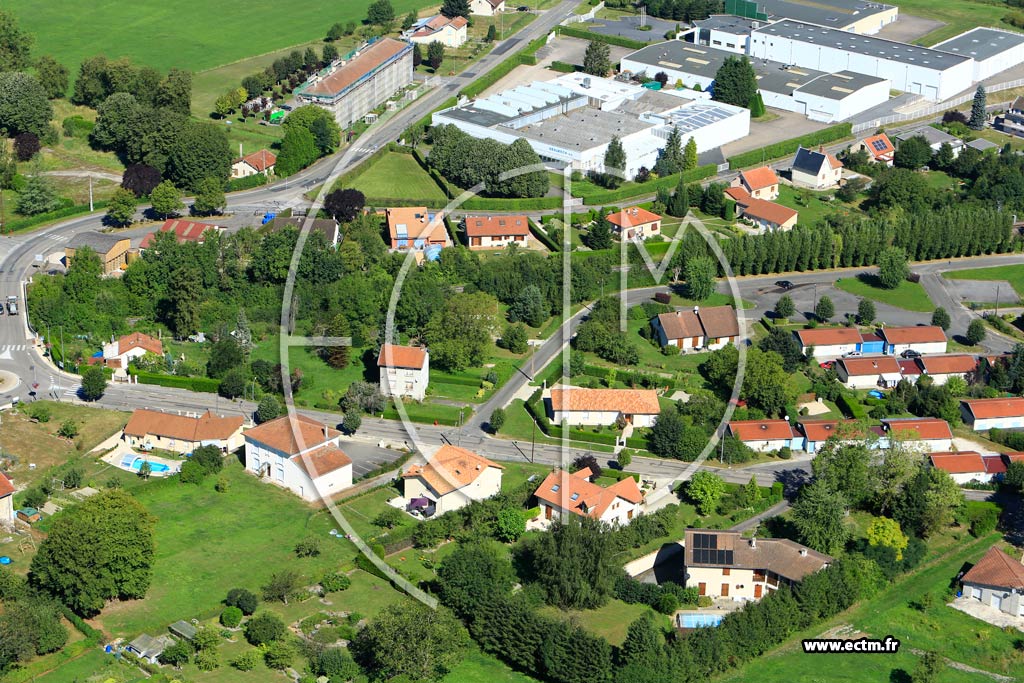 Photo arienne de Clermont-en-Argonne