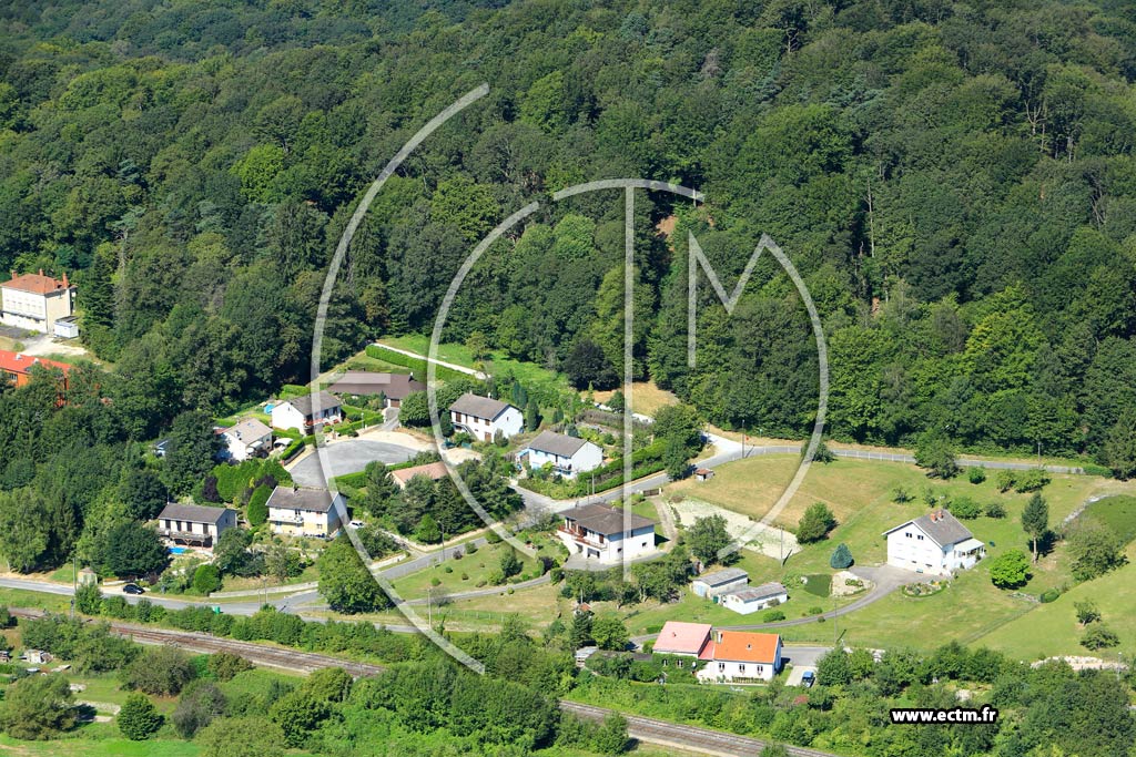 Photo arienne de Clermont-en-Argonne