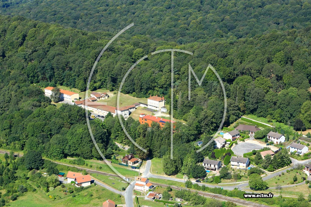 Photo arienne de Clermont-en-Argonne