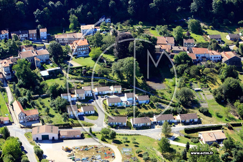 Photo arienne de Clermont-en-Argonne