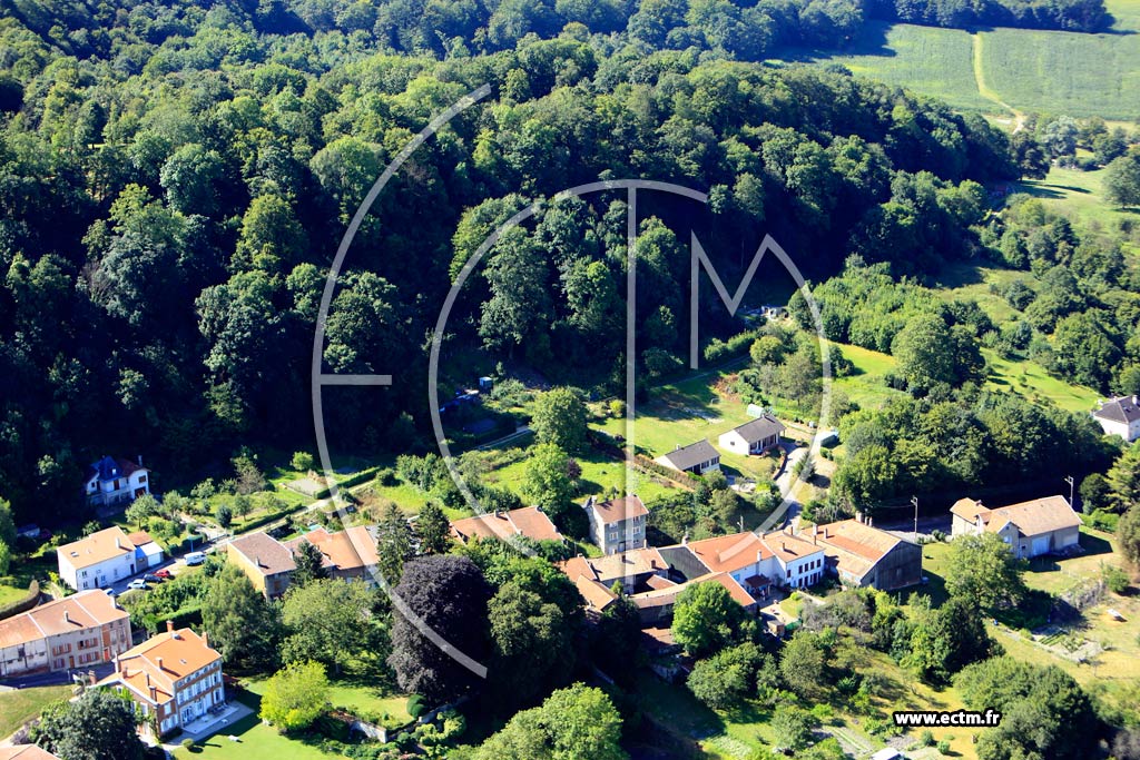 Photo arienne de Clermont-en-Argonne