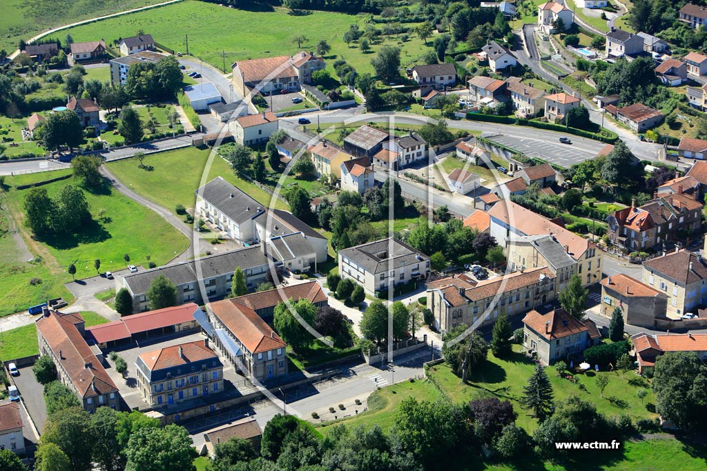 Photo arienne de Clermont-en-Argonne