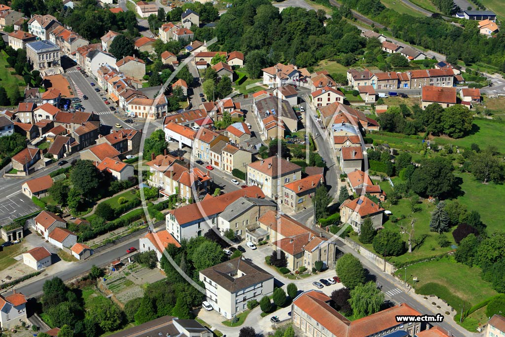 Photo arienne de Clermont-en-Argonne