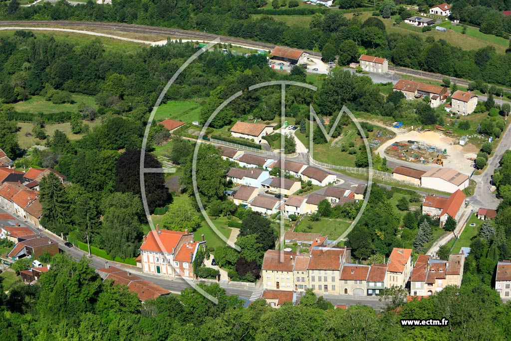 Photo arienne de Clermont-en-Argonne